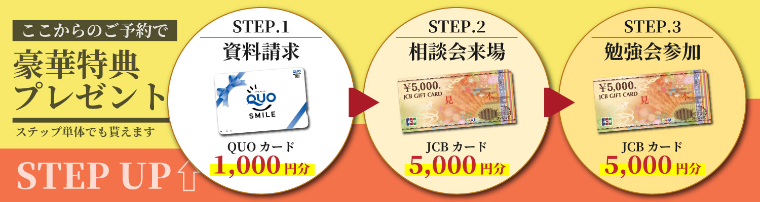 土地相談会特典